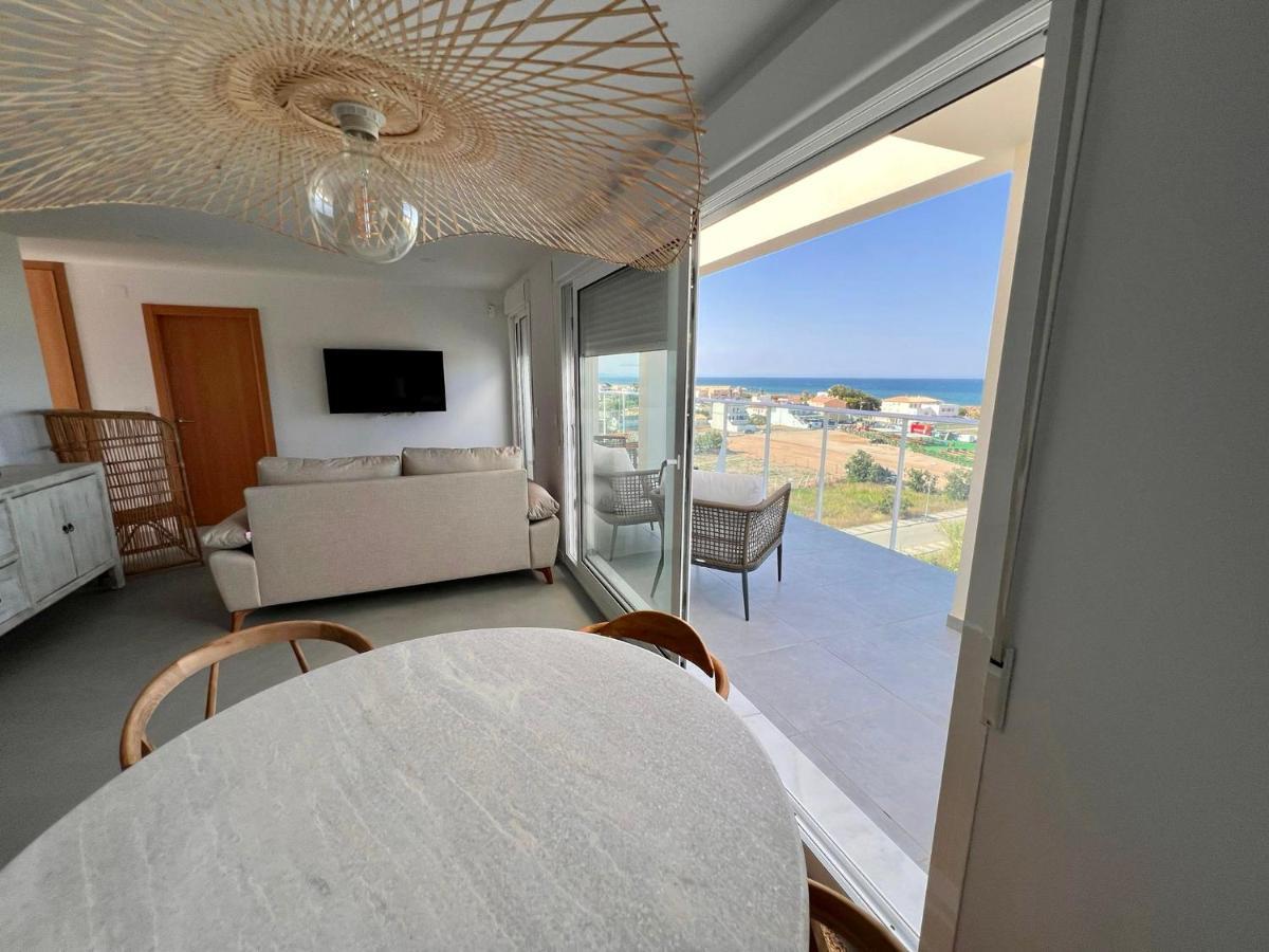 Beautiful Penthouse With Pool And Wonderful Beach View Oliva Kültér fotó